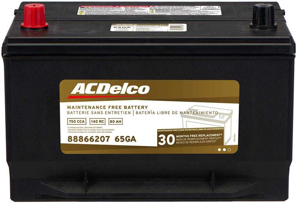 ACDELCO GOLD/PROFESSIONAL CANADA 65GA — Batterie de véhicule