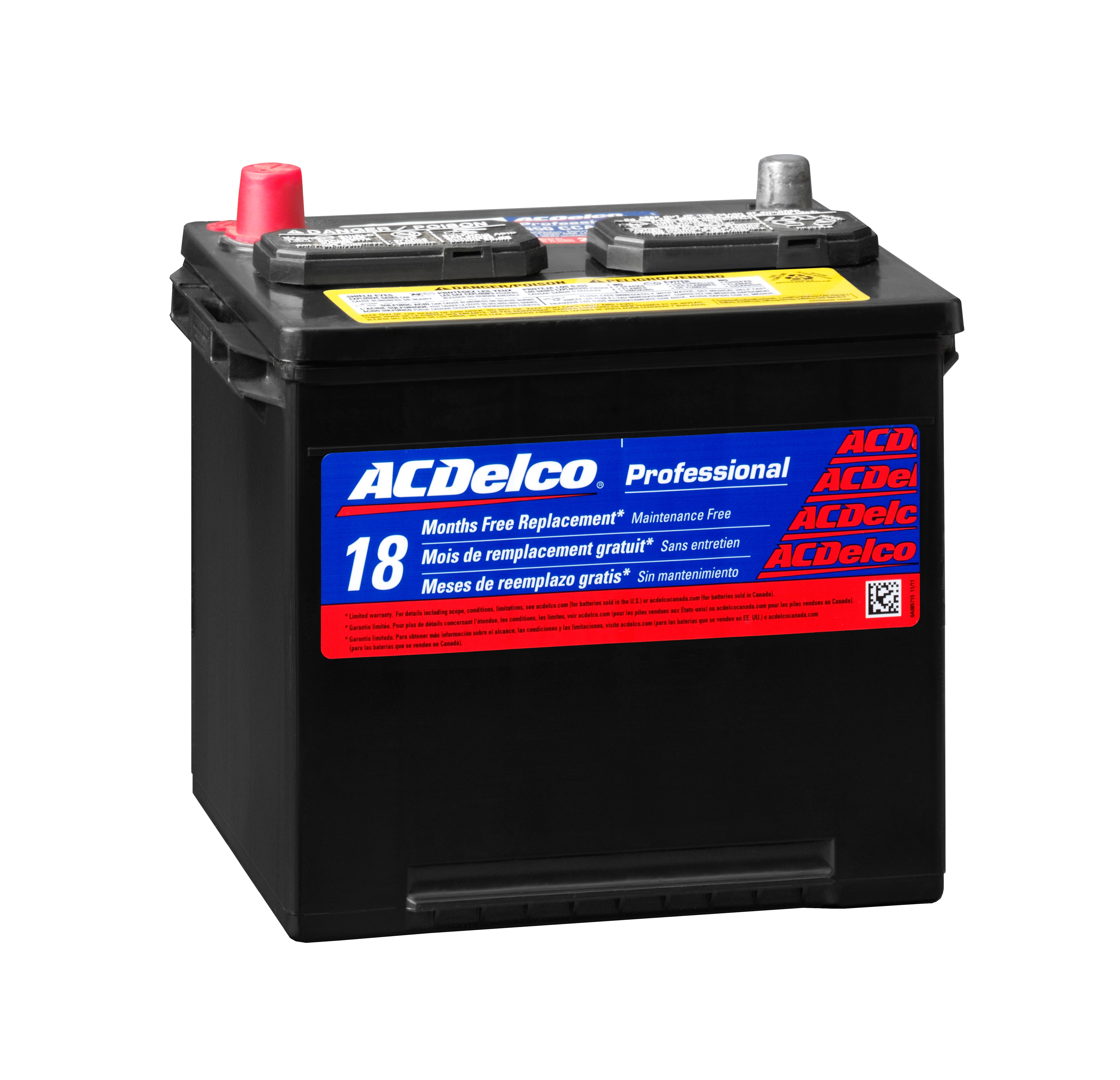 ACDELCO GOLD/PROFESSIONAL - Red Battery - DCC - 26rp