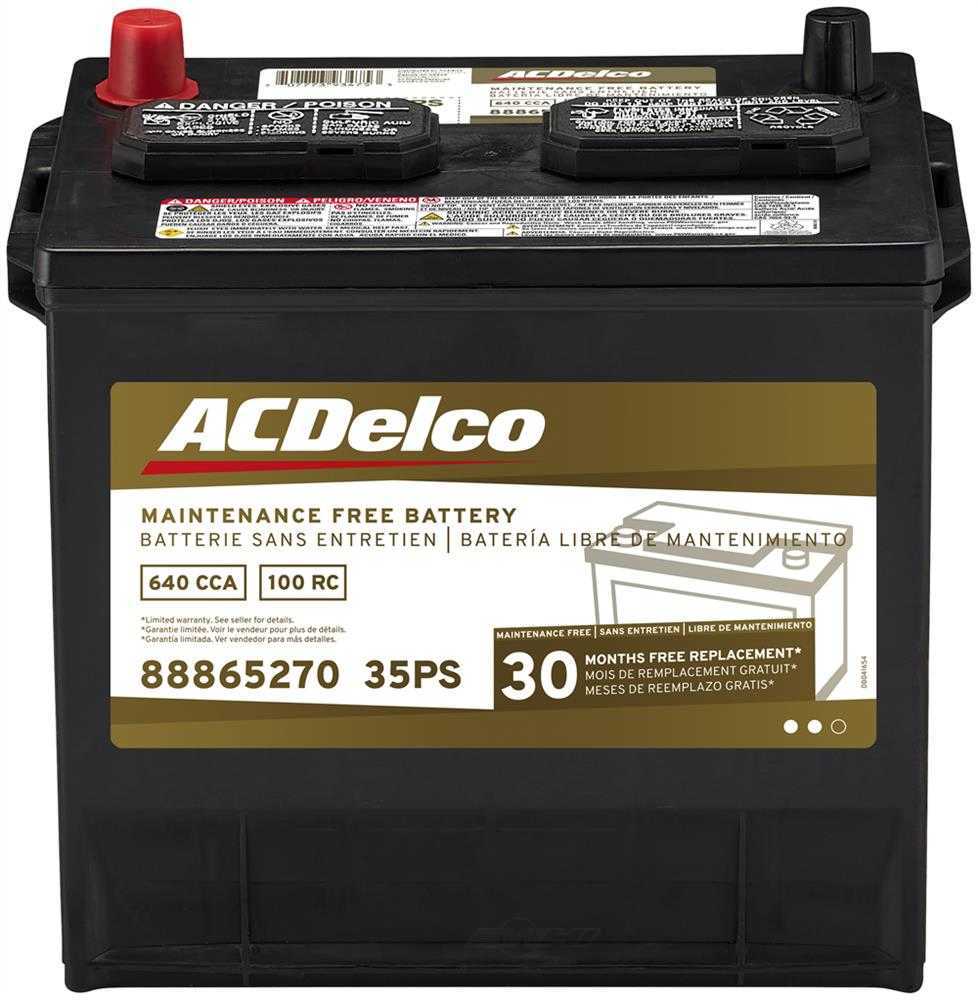 ACDELCO GOLD/PROFESSIONAL CANADA 35PS — Vehicle Battery