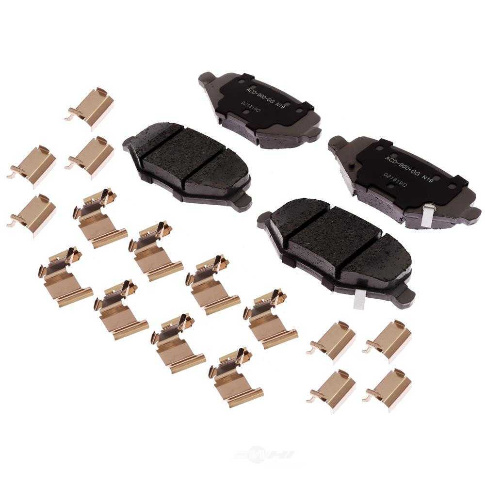 ACDELCO SILVER/ADVANTAGE CANADA 14D1719CHF1 — Jeu de plaquettes de frein à disque arrière