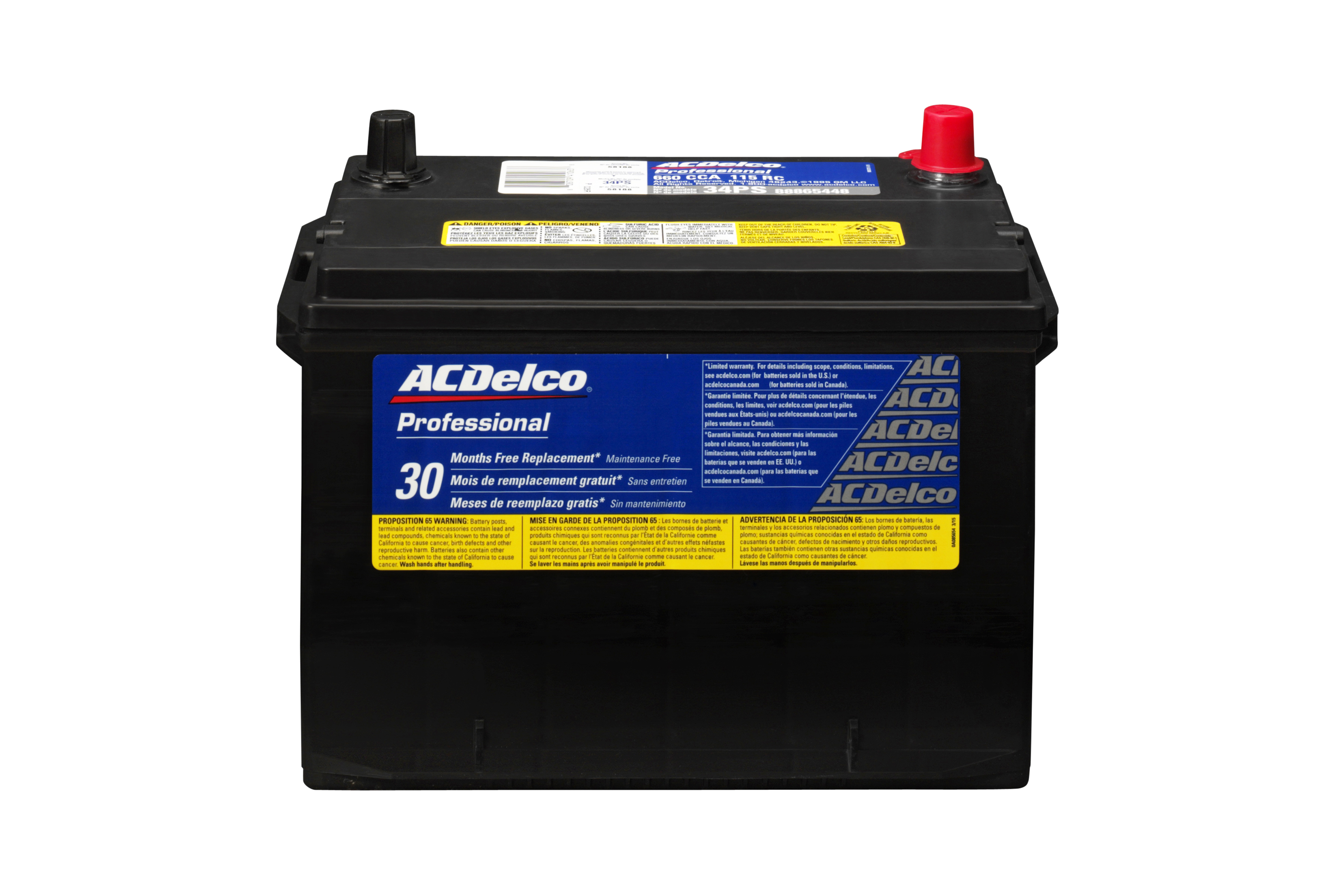 Battery-Silver ACDELCO PRO 34PS | eBay