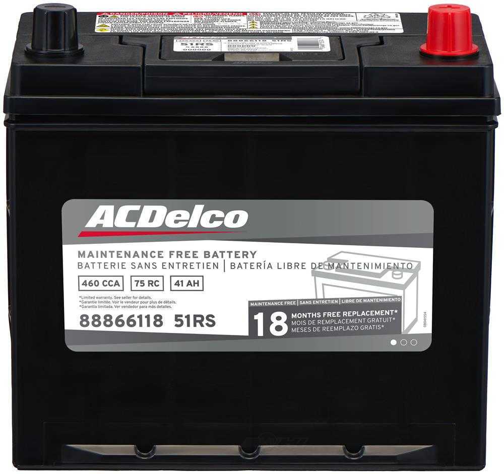 ACDELCO SILVER/ADVANTAGE CANADA 51RS — Batterie de véhicule