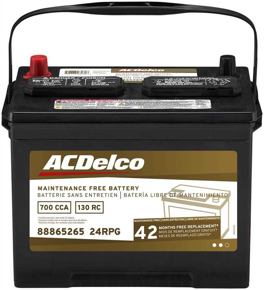 ACDELCO GOLD/PROFESSIONAL CANADA 24RPG — Vehicle Battery