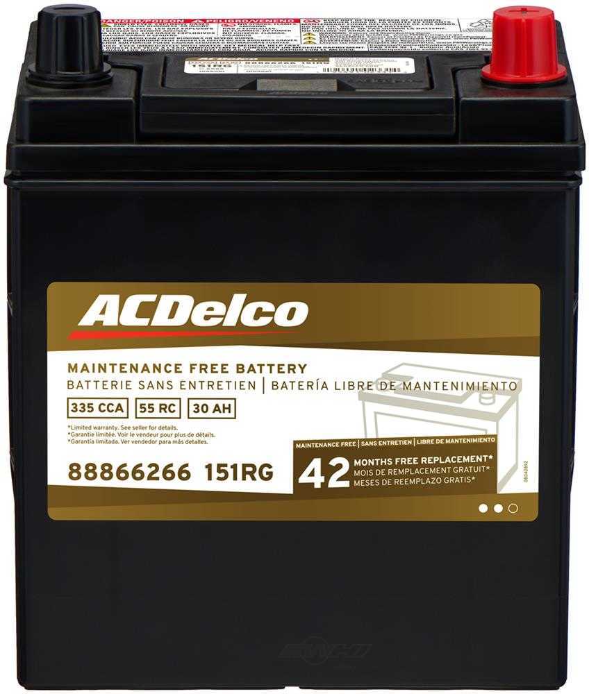 ACDELCO GOLD/PROFESSIONAL CANADA 151RG — Vehicle Battery