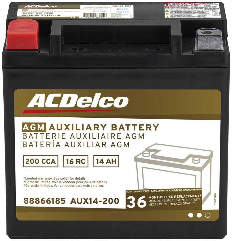 ACDELCO GOLD/PROFESSIONAL CANADA AUX14-200 — Batterie de véhicule