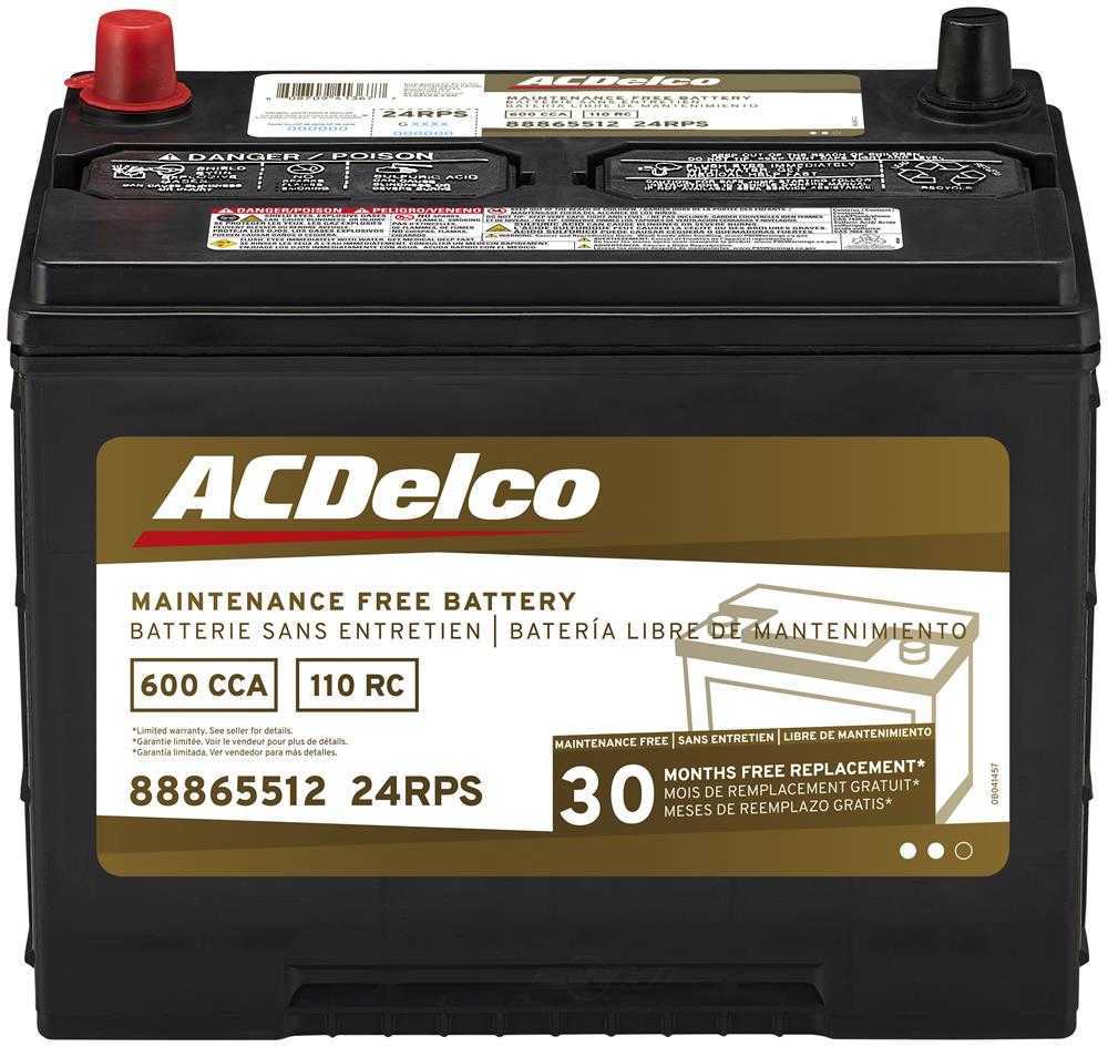 ACDELCO GOLD/PROFESSIONAL CANADA 24RPS — Vehicle Battery