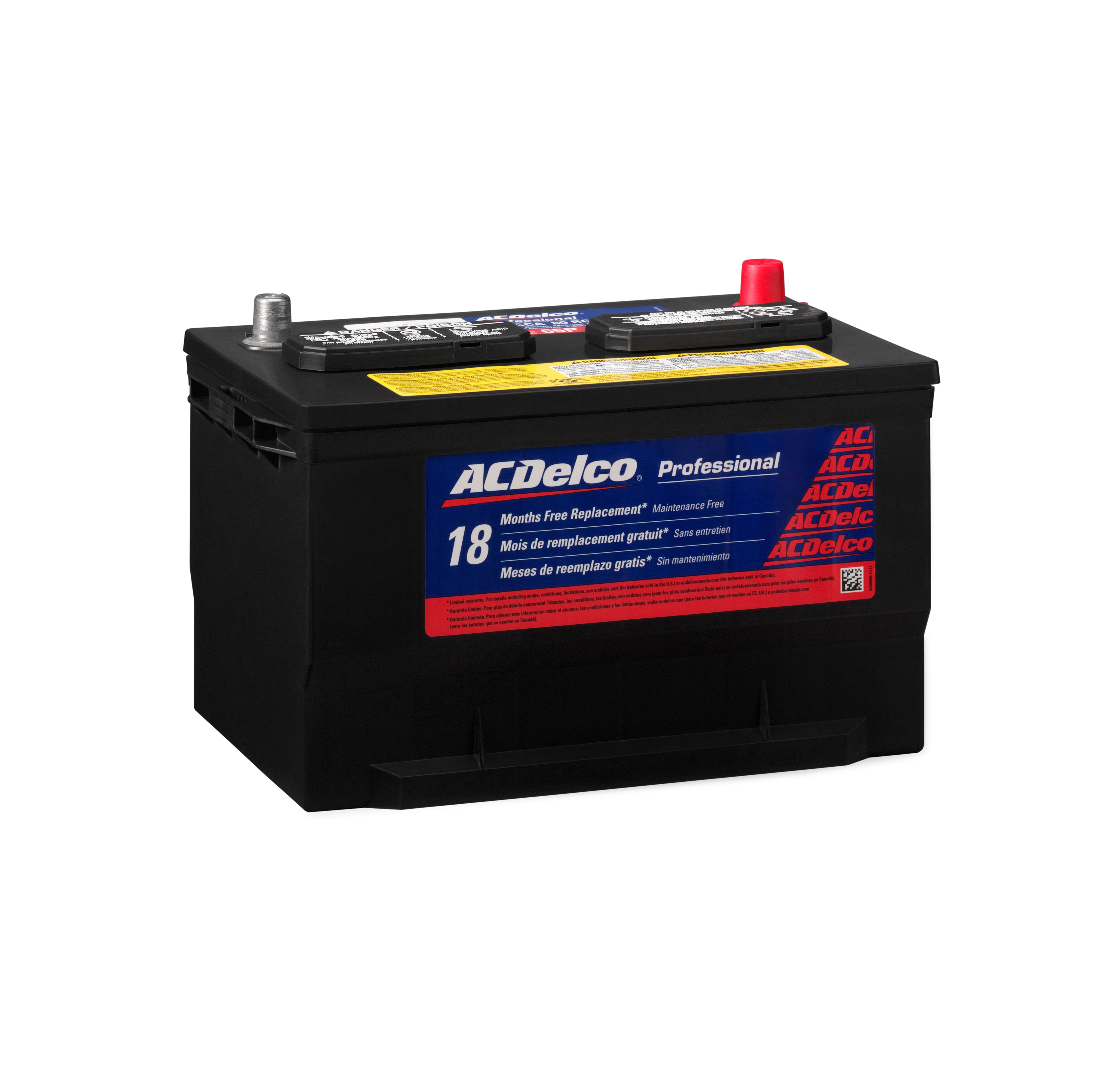 ACDELCO GOLD/PROFESSIONAL - Red Battery - DCC - 65p
