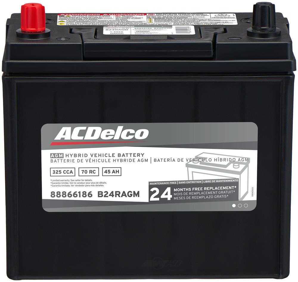 ACDELCO SILVER/ADVANTAGE CANADA B24RAGM — Vehicle Battery