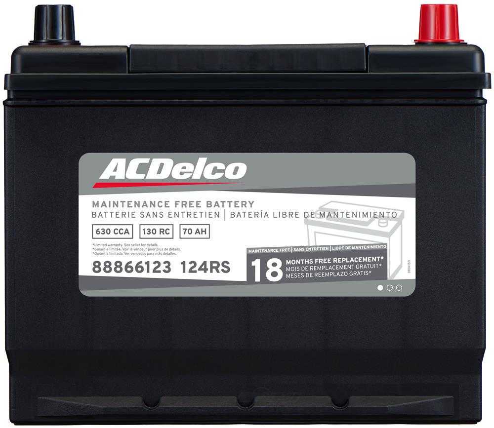 ACDELCO SILVER/ADVANTAGE CANADA 124RS — Vehicle Battery