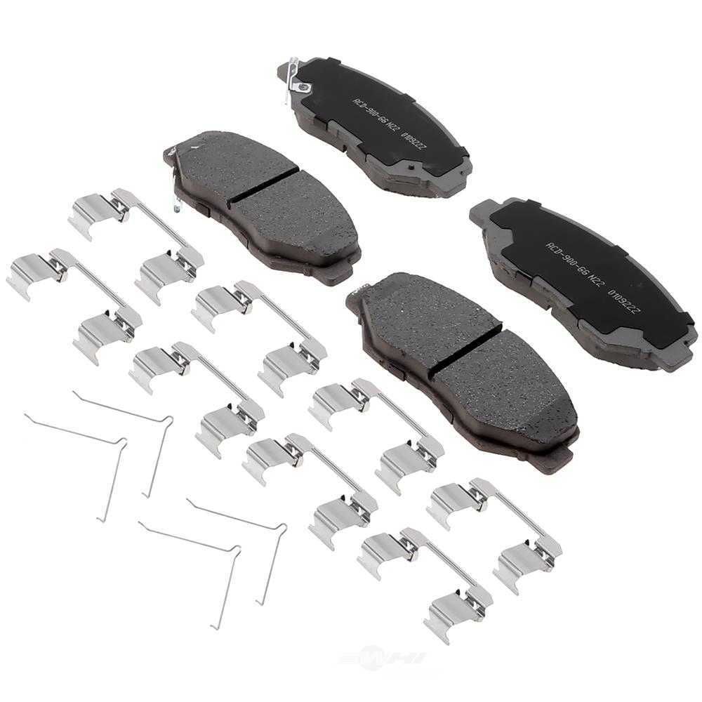 ACDELCO SILVER/ADVANTAGE CANADA 14D914CHF2 — Jeu de plaquettes de frein à disque avant
