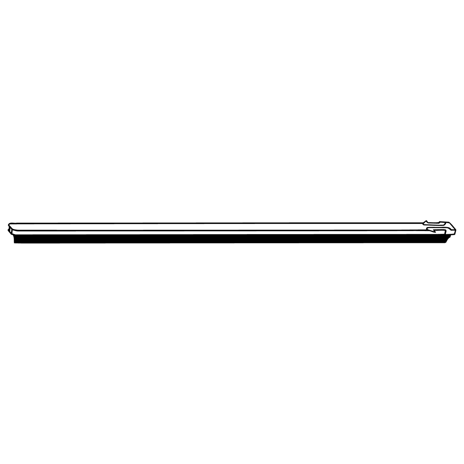 ACDELCO GOLD/PROFESSIONAL - All Season Windshield Wiper Blade Refill - DCC - 8-5204