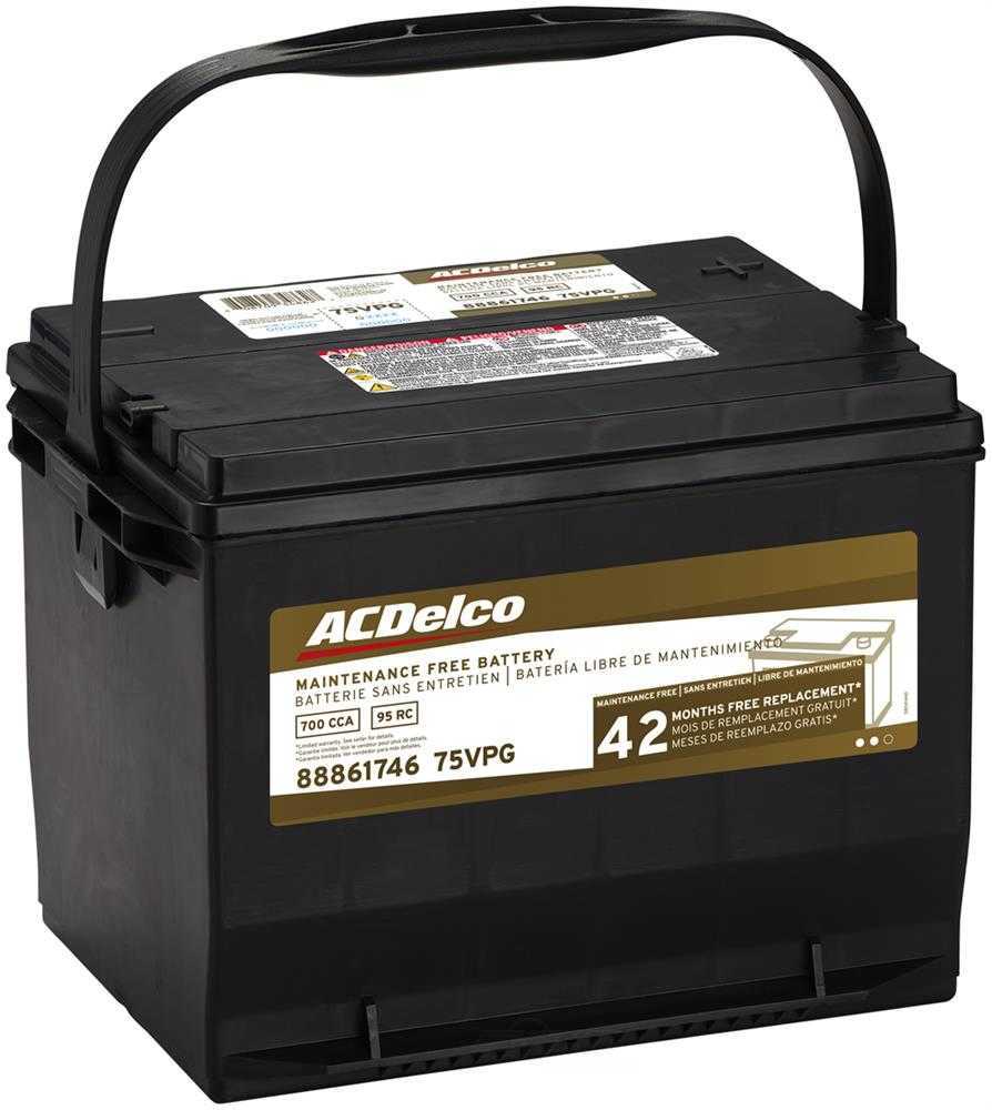 ACDELCO GOLD/PROFESSIONAL - 42 Month Warranty - DCC - 75vpg
