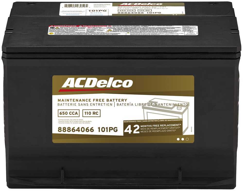 ACDELCO GOLD/PROFESSIONAL - 42 Month Warranty - DCC 101PG