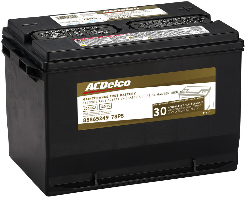 ACDELCO GOLD/PROFESSIONAL - 30 Month Warranty - DCC - 78ps