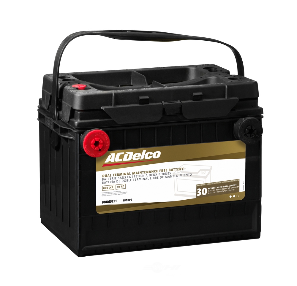 ACDELCO GOLD/PROFESSIONAL - 30 Month Warranty Dual Terminal - DCC - 78dtps