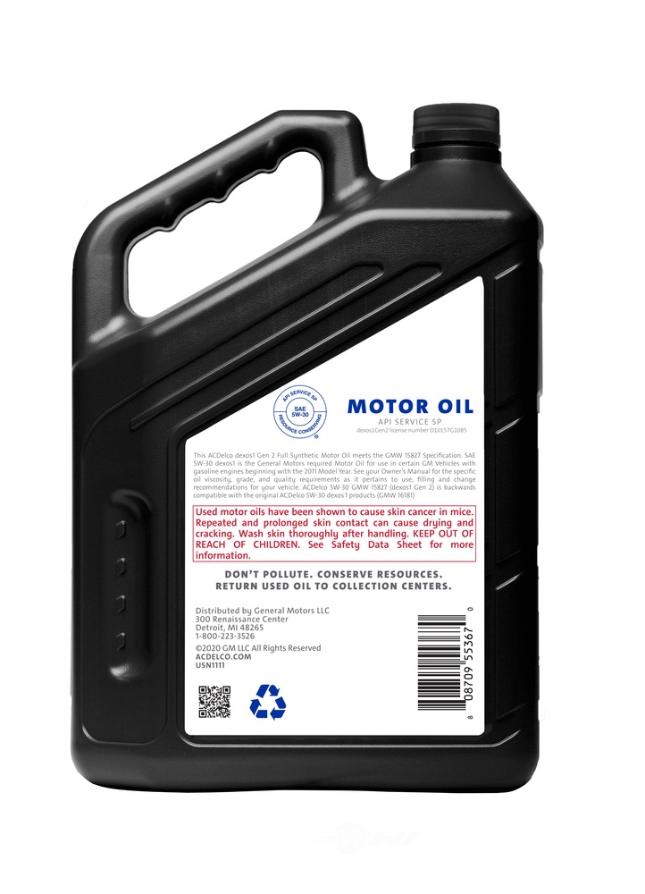 ACDELCO GM ORIGINAL EQUIPMENT - 5 Quart - DCB - 10-9147