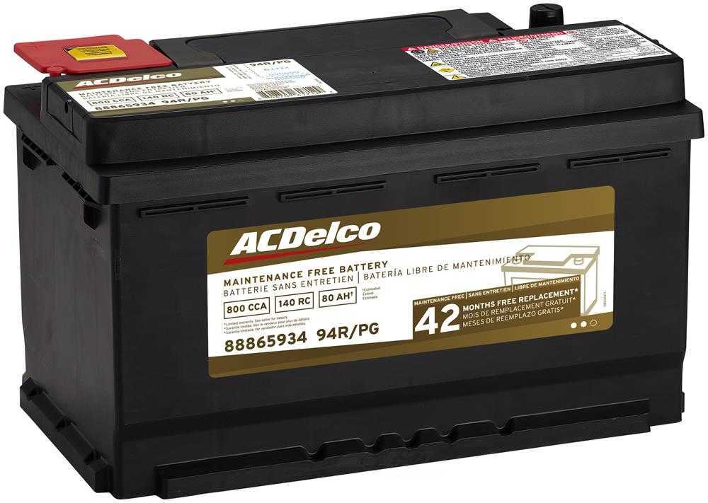 ACDELCO GOLD/PROFESSIONAL - 42 Month Warranty - DCC - 94r-pg