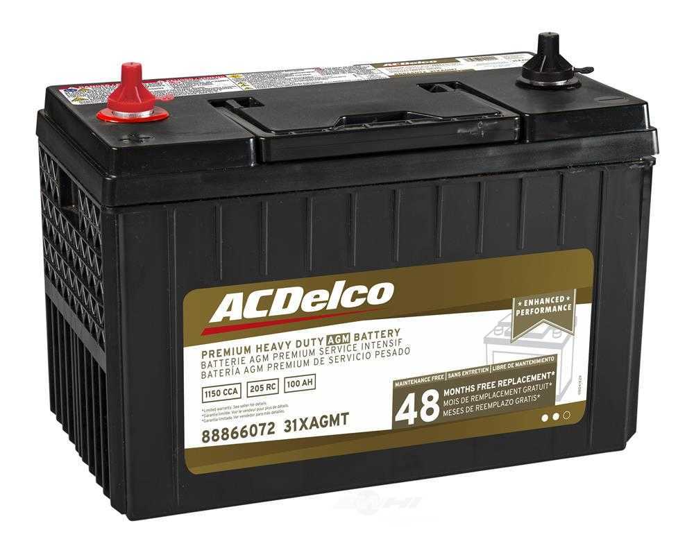 ACDELCO GOLD/PROFESSIONAL - 48 Month Warranty Premium Heavy Duty AGM - DCC - 31xagmt