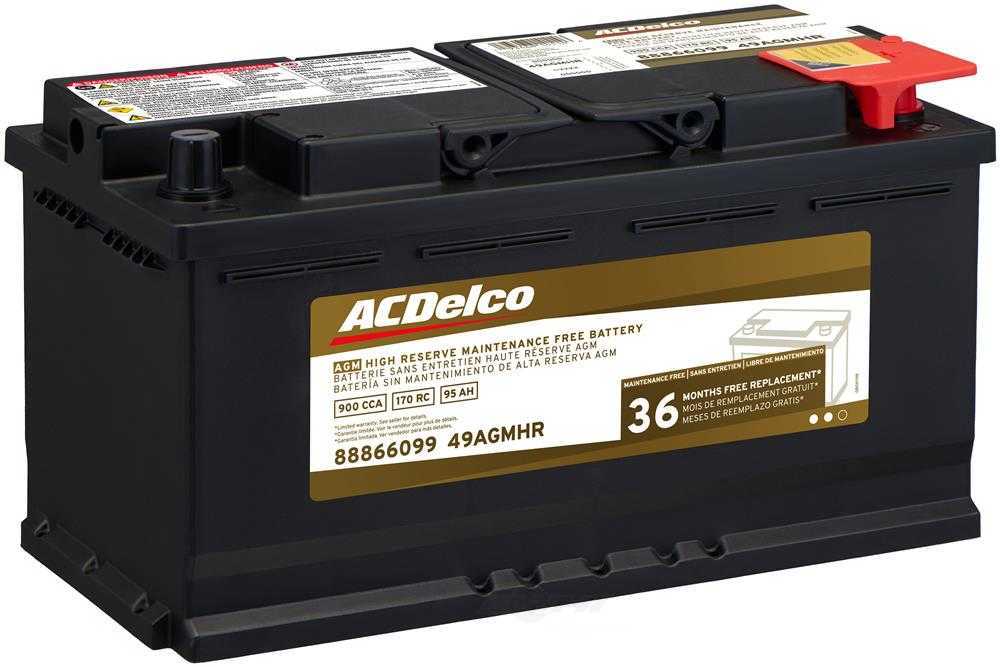 ACDELCO GOLD/PROFESSIONAL - 36 Month Warranty High Reserve AGM - DCC - 49agmhr