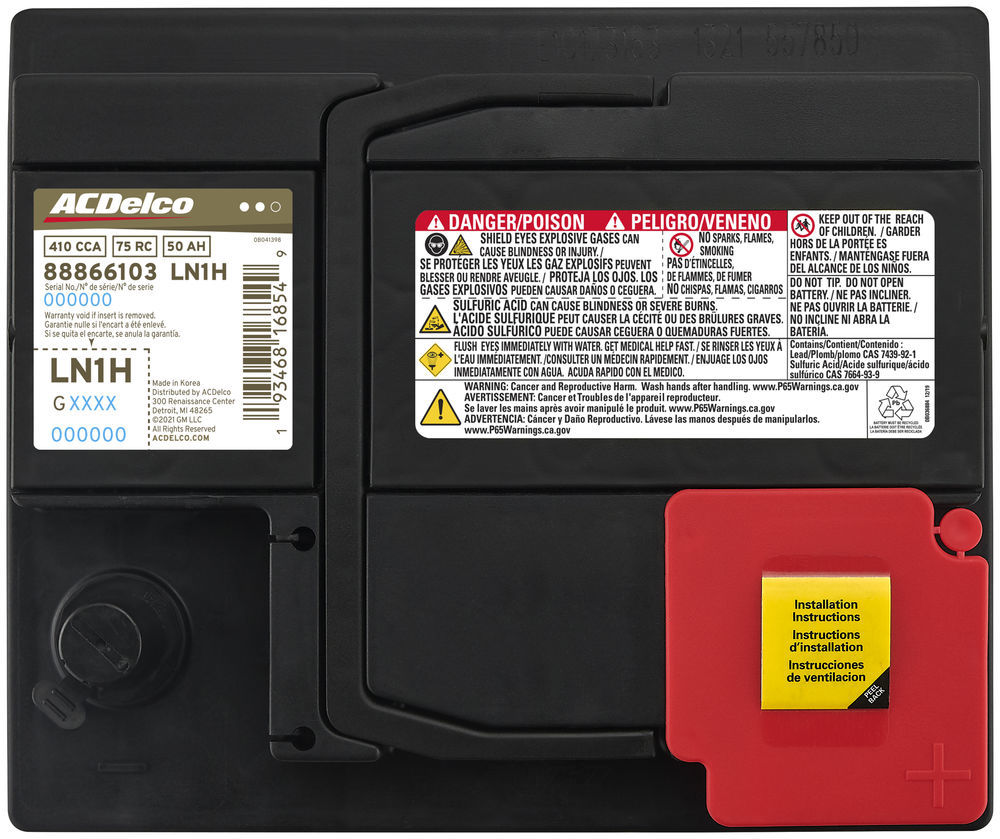 ACDELCO GOLD/PROFESSIONAL - 30 Month Warranty - DCC LN1H