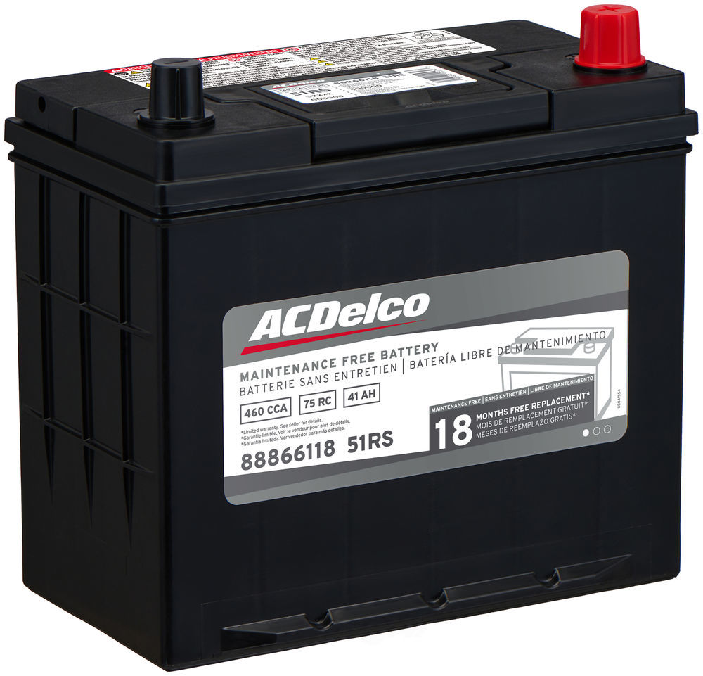 ACDELCO SILVER/ADVANTAGE - 18 Month Warranty - DCD 51RS