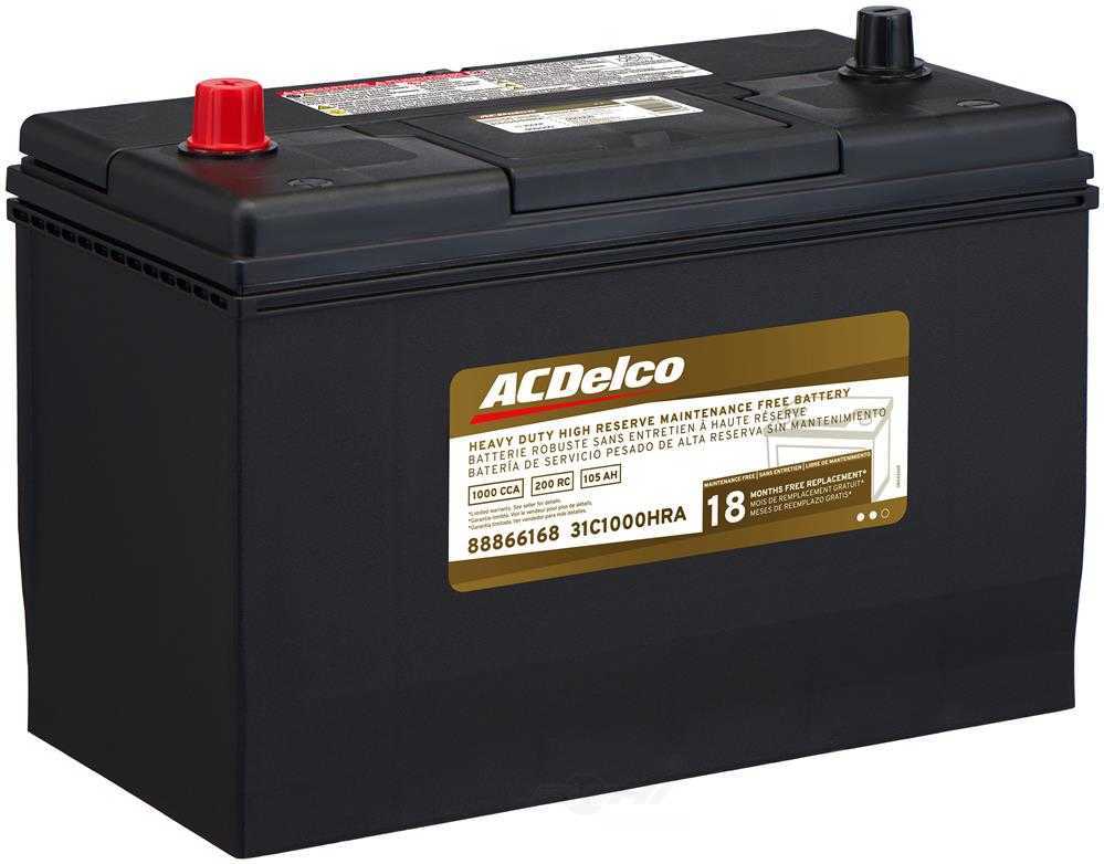 ACDELCO GOLD/PROFESSIONAL - 18 Month Warranty High Reserve Heavy Duty - DCC - 31c1000hra