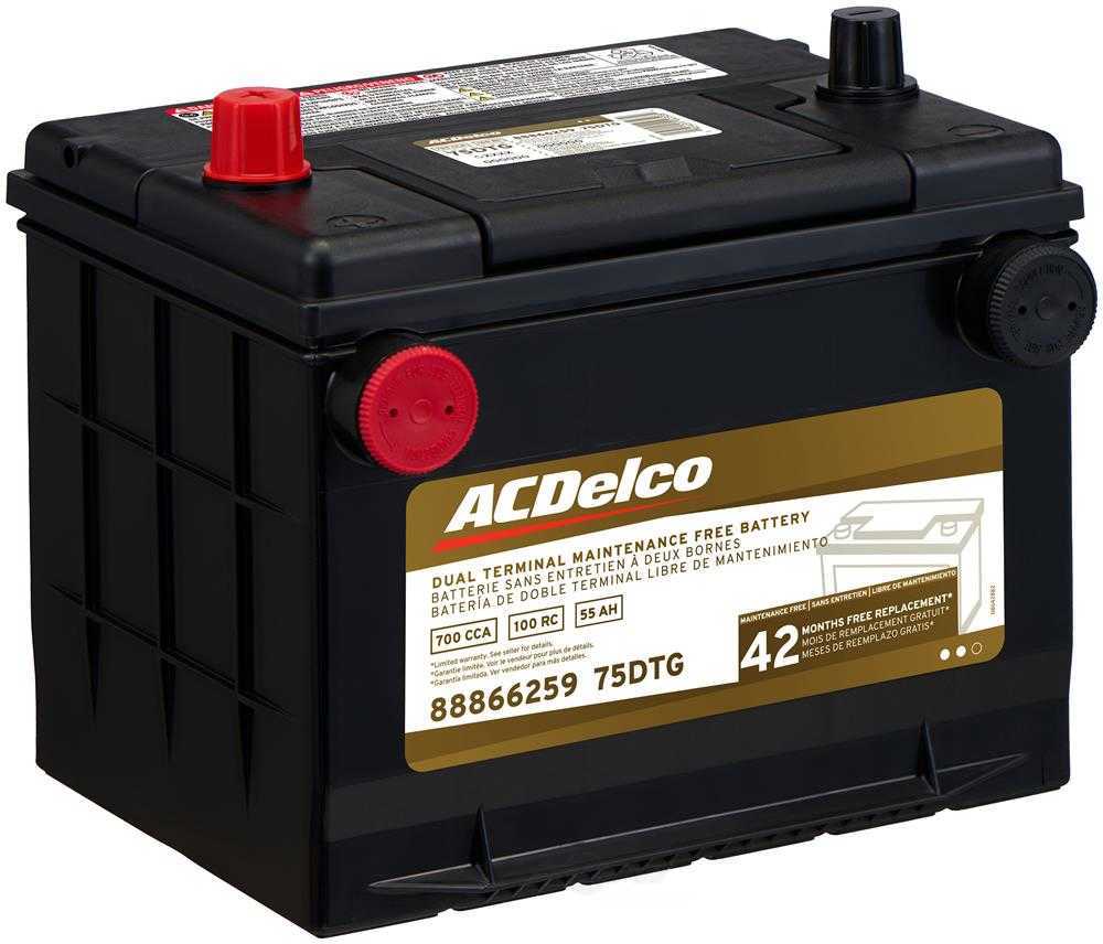 ACDELCO GOLD/PROFESSIONAL - 42 Month Warranty Dual Terminal - DCC - 75dtg