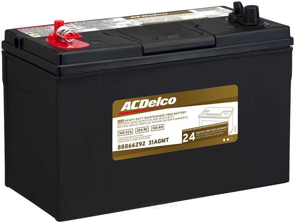 ACDELCO GOLD/PROFESSIONAL - 24 Month Warranty Heavy Duty AGM - DCC - 31agmt