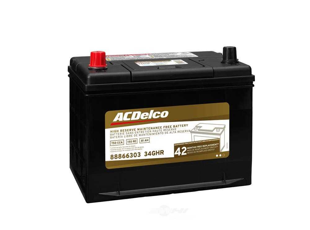 ACDELCO GOLD/PROFESSIONAL - 42 Month Warranty High Reserve - DCC - 34ghr