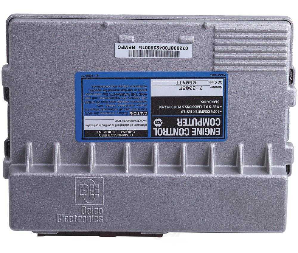 ACDELCO GOLD/PROFESSIONAL - Remanufactured - DCC - 218-6775