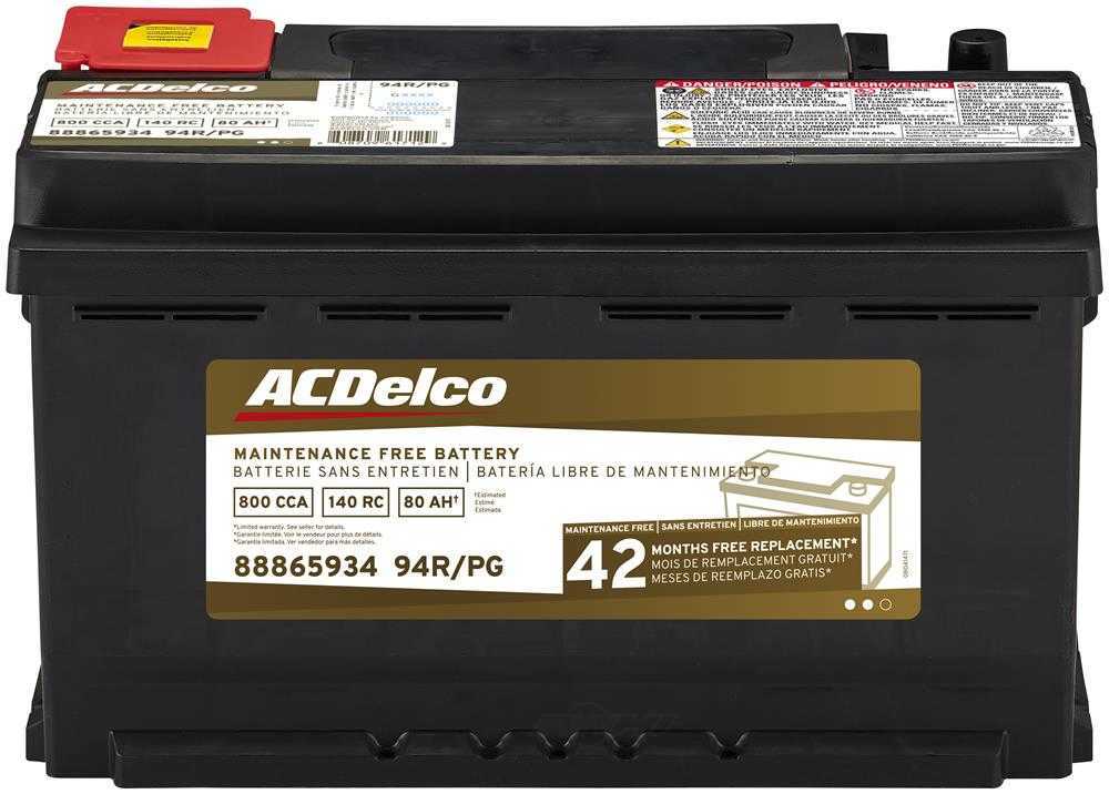 ACDELCO GOLD/PROFESSIONAL CANADA 94R/PG — Vehicle Battery