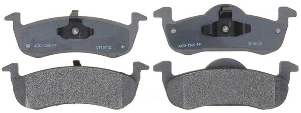 ACDELCO SILVER/ADVANTAGE CANADA 14D1279M — Jeu de plaquettes de frein à disque arrière