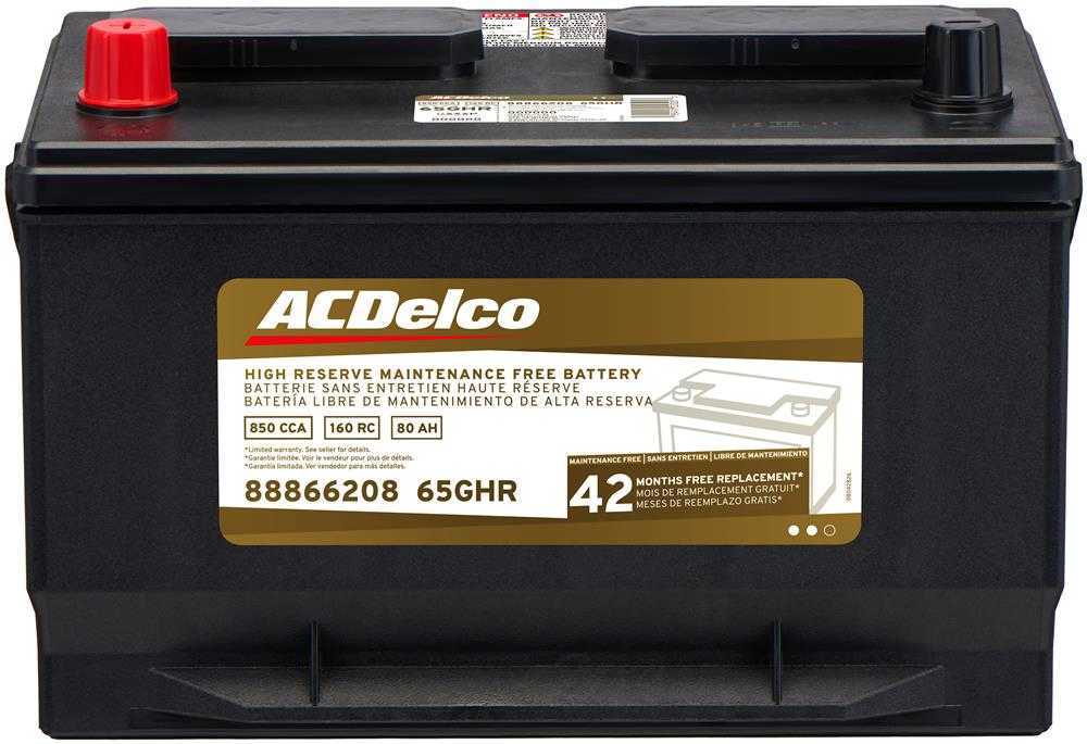 ACDELCO GOLD/PROFESSIONAL CANADA 65GHR — Batterie de véhicule