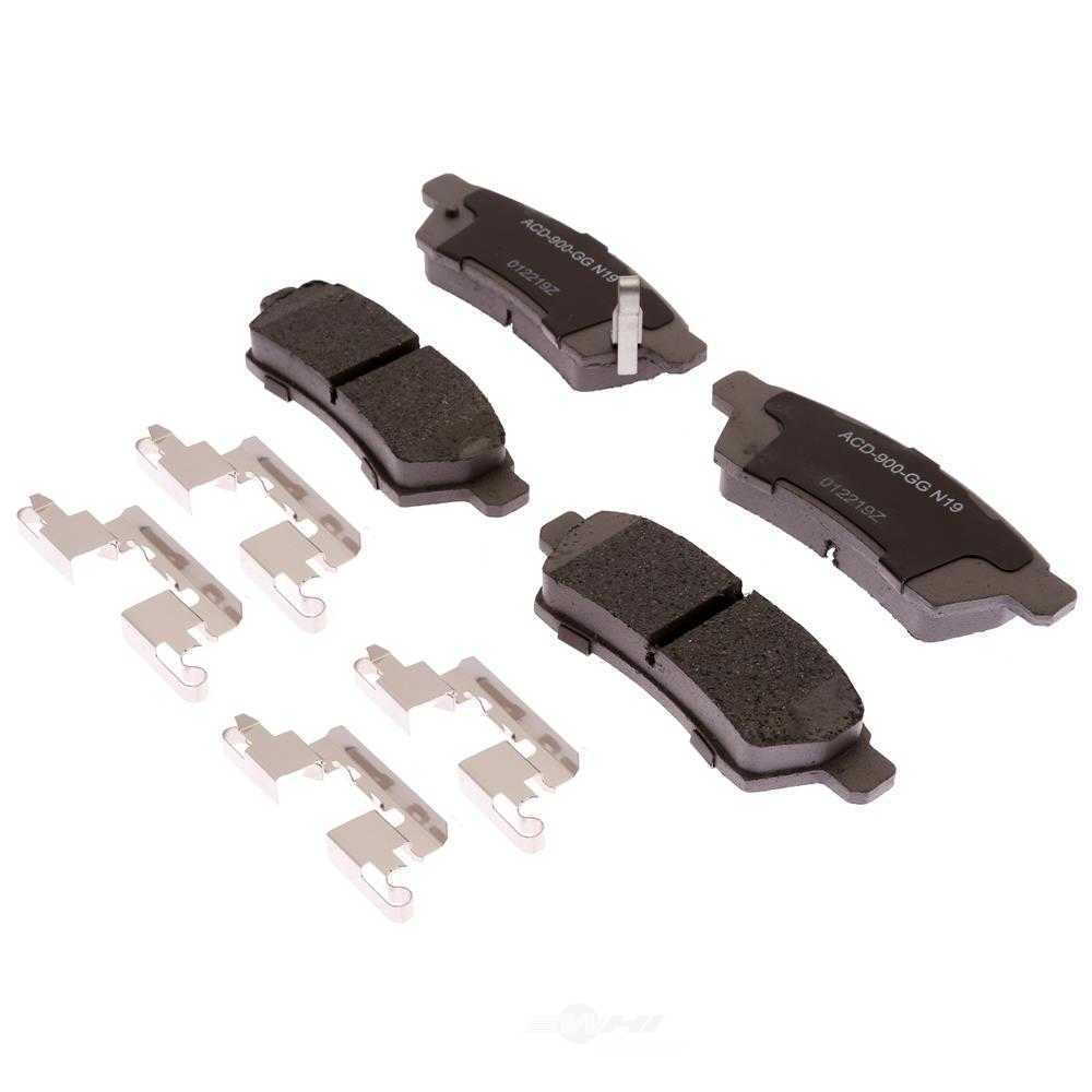 ACDELCO SILVER/ADVANTAGE CANADA 14D1100CHF1 — Rear Disc Brake Pad Set