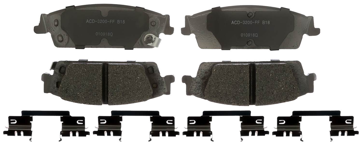 ACDELCO SILVER/ADVANTAGE CANADA 14D1707CHF1 — Rear Disc Brake Pad Set
