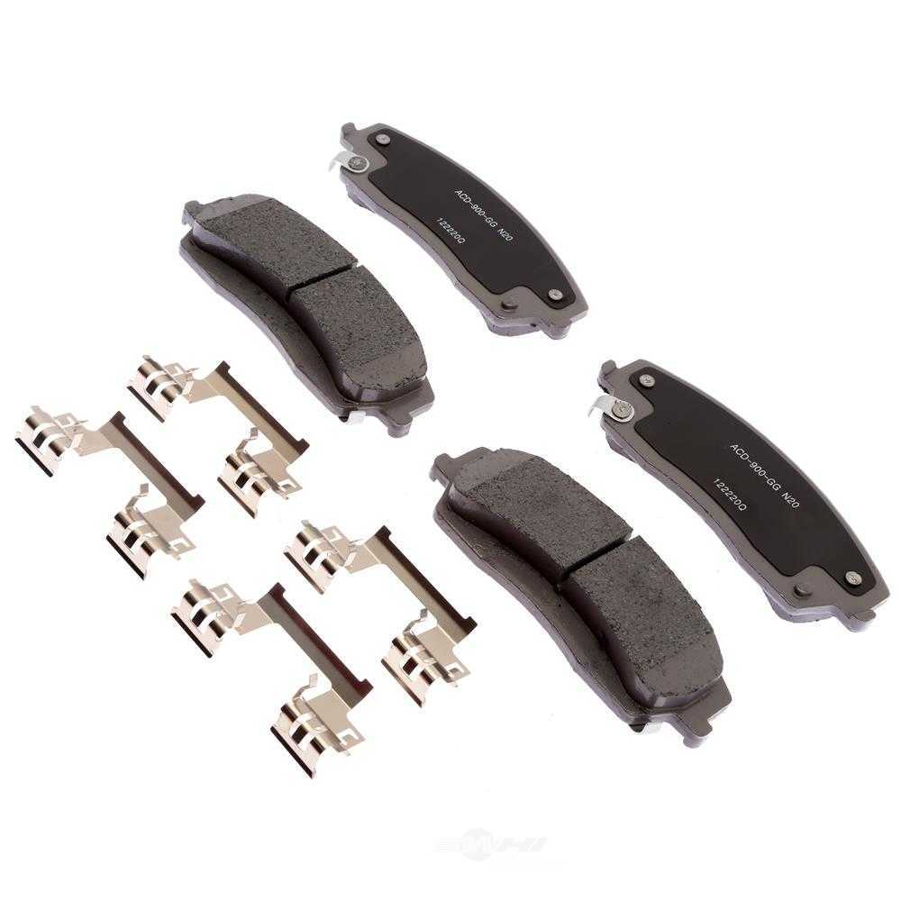 ACDELCO SILVER/ADVANTAGE CANADA 14D1056ACHF1 — Jeu de plaquettes de frein à disque avant