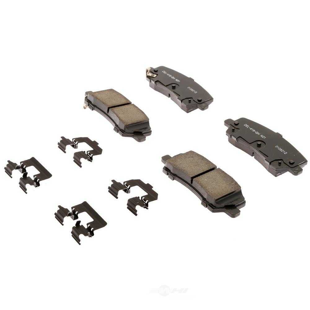 ACDELCO GOLD/PROFESSIONAL BRAKES CANADA 17D1793CHF1 — Jeu de plaquettes de frein à disque arrière