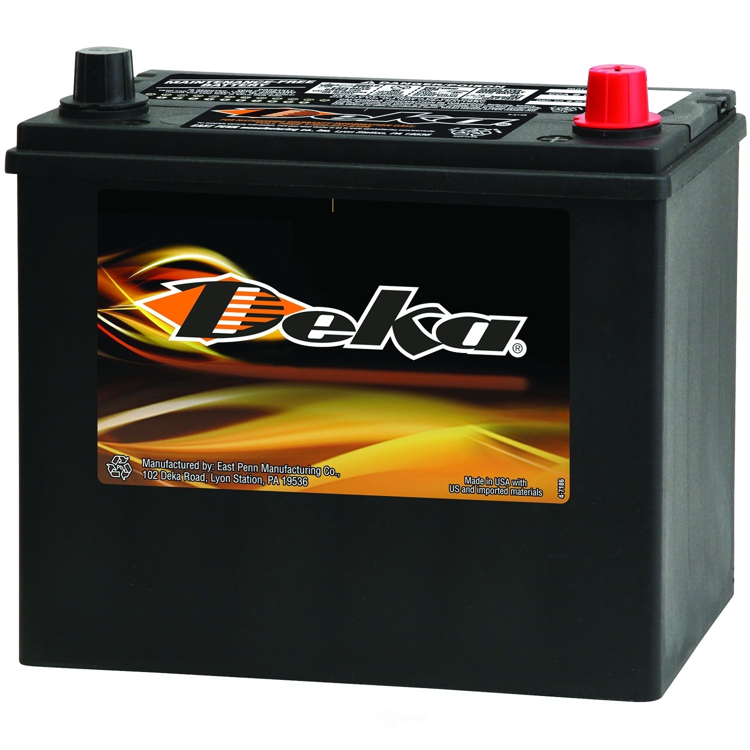 DEKA - Premium/A3 Technology Maintenance-free Battery - DEK 551RMF