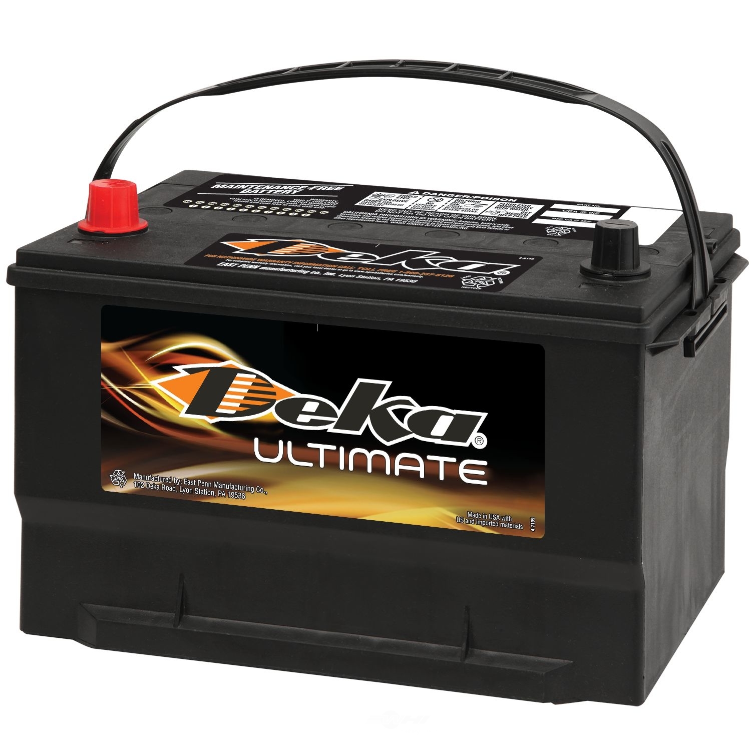 DEKA - Ultimate Maintenance Free Auto/light Truck/van Battery - DEK 765MF