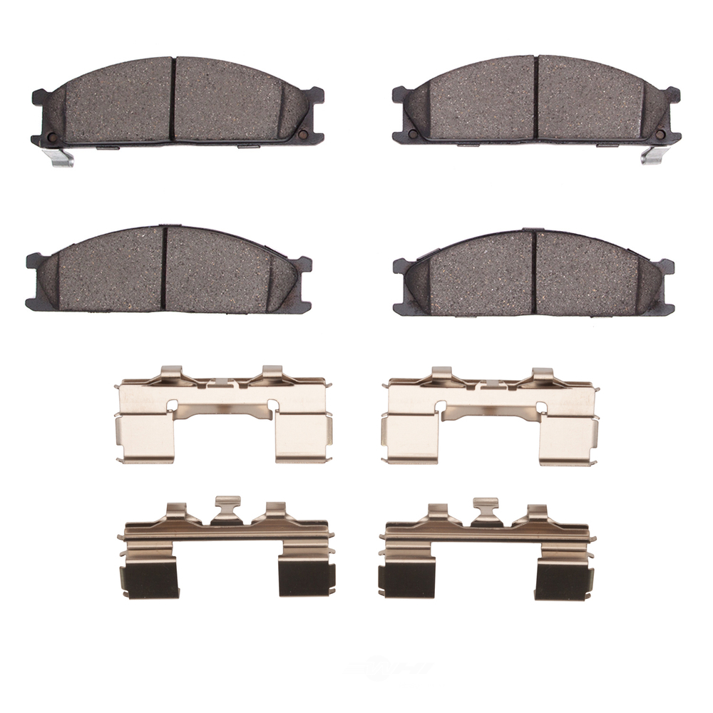 DFC - DFC 5000 Advanced Brake Pads - Semi Metallic and Hardware Kit (Front) - DF1 1551-0333-01