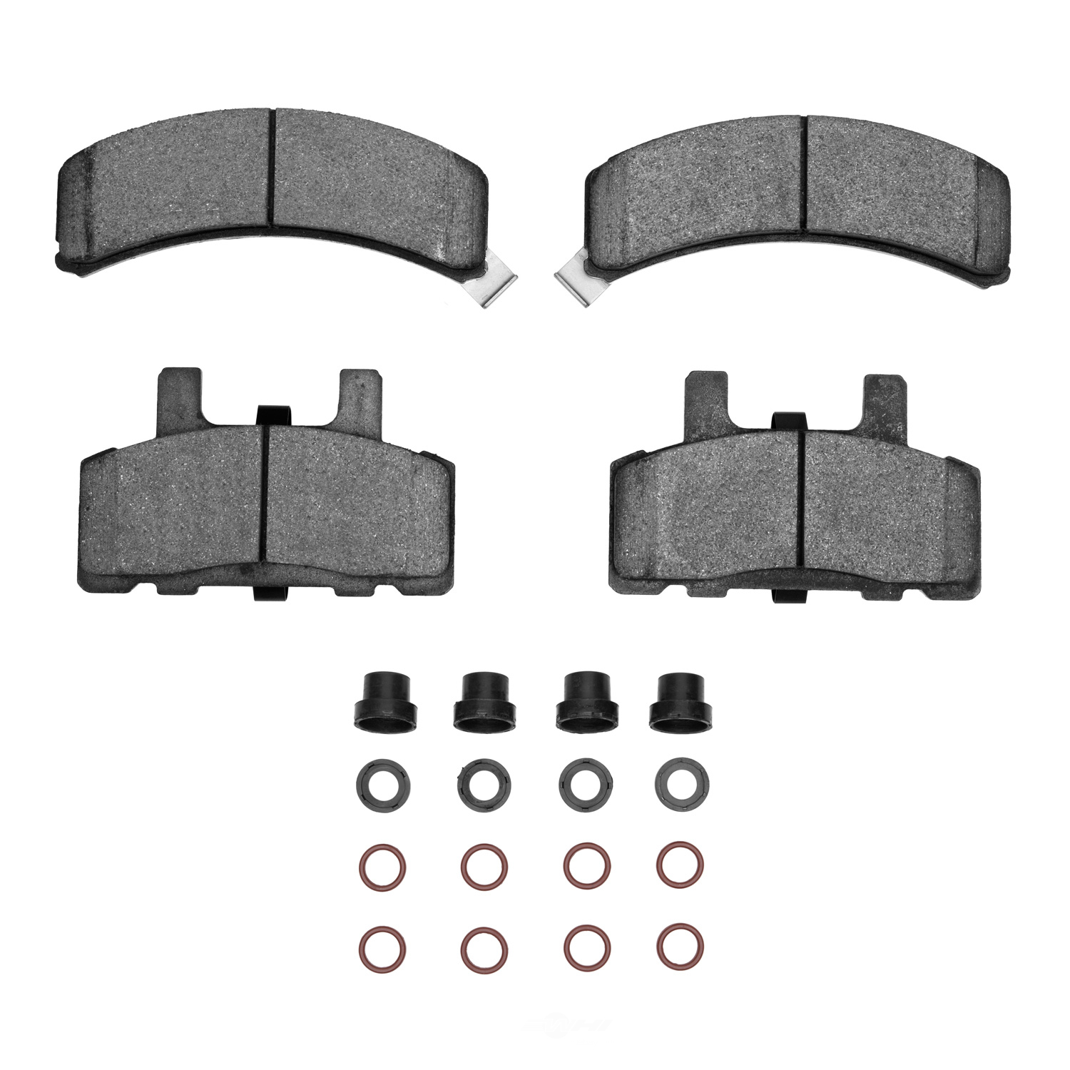 DFC - DFC 5000 Advanced Brake Pads - Ceramic and Hardware Kit (Front) - DF1 1551-0369-01