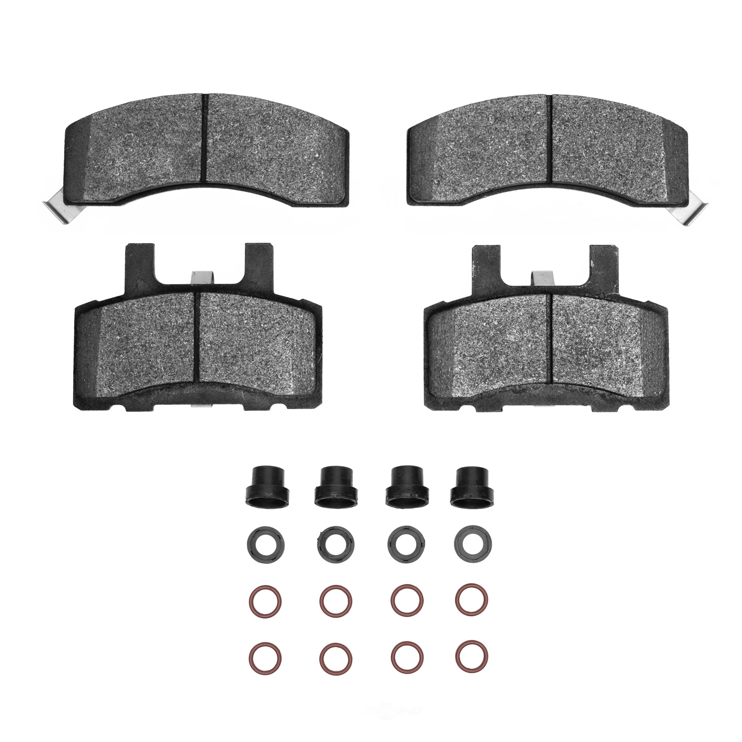 DFC - DFC 5000 Advanced Brake Pads - Semi Metallic and Hardware Kit (Front) - DF1 1551-0370-01