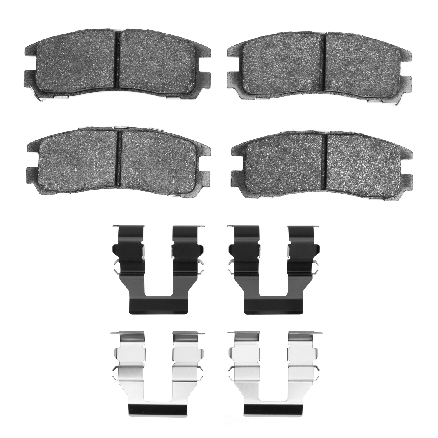DFC - DFC 5000 Advanced Brake Pads - Ceramic and Hardware Kit (Rear) - DF1 1551-0383-01