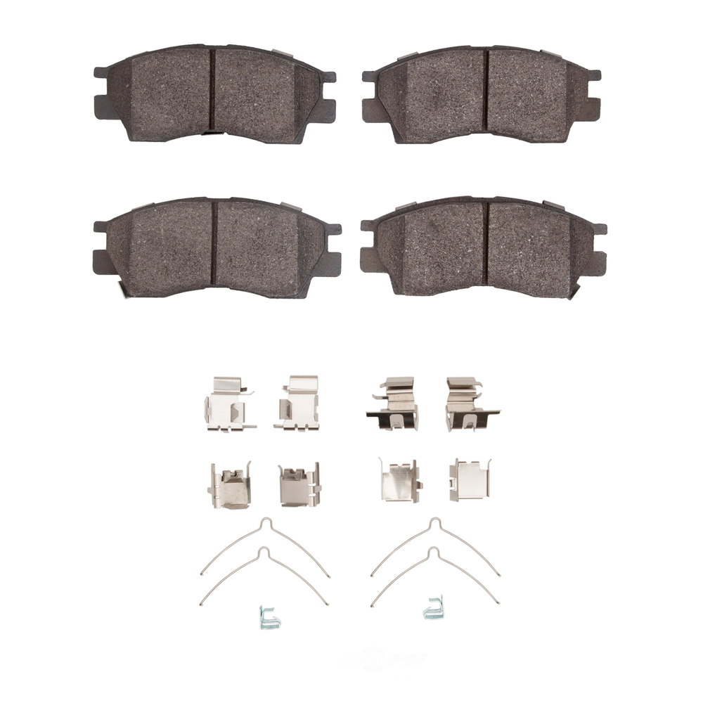 DFC - DFC 5000 Advanced Brake Pads - Ceramic and Hardware Kit (Front) - DF1 1551-0476-01