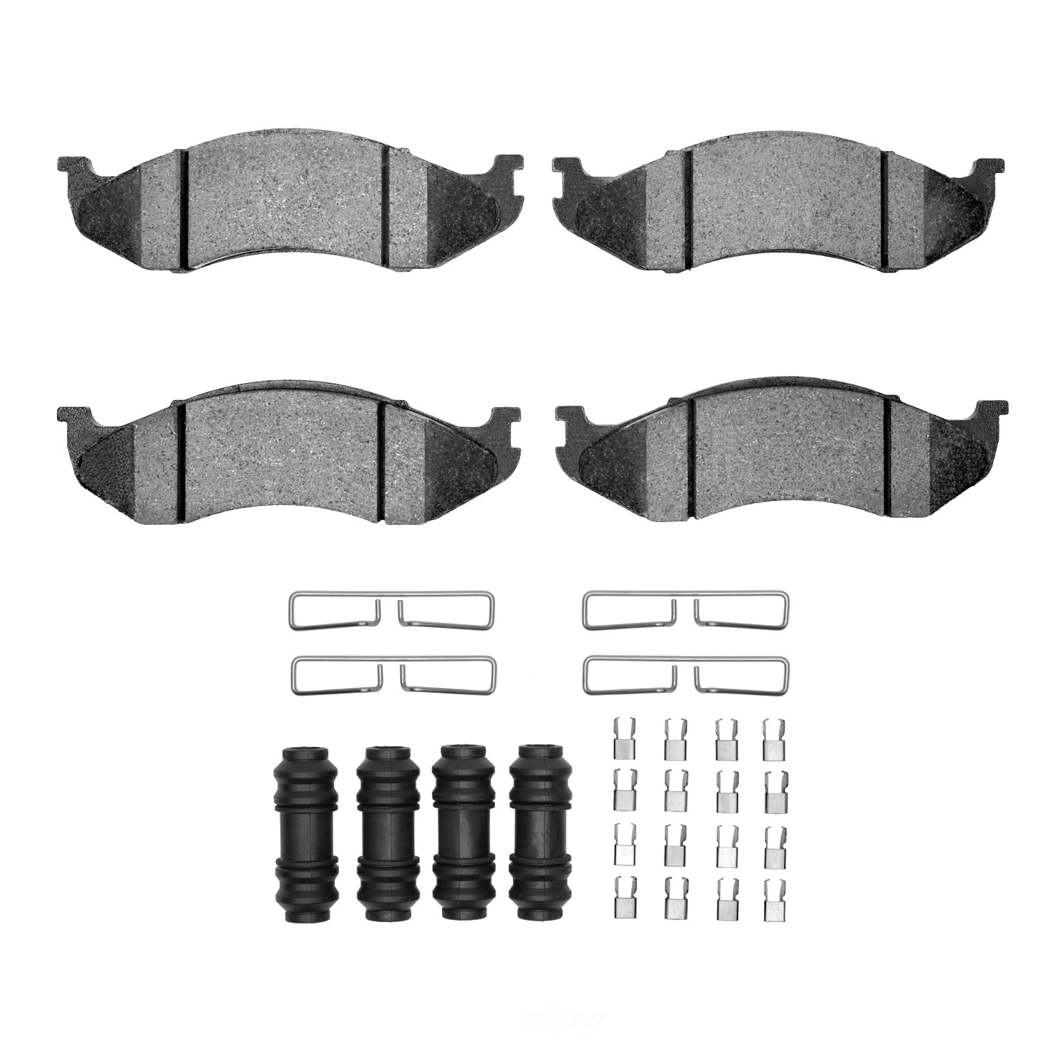 DFC - DFC 5000 Advanced Brake Pads - Ceramic and Hardware Kit (Front) - DF1 1552-0477-01