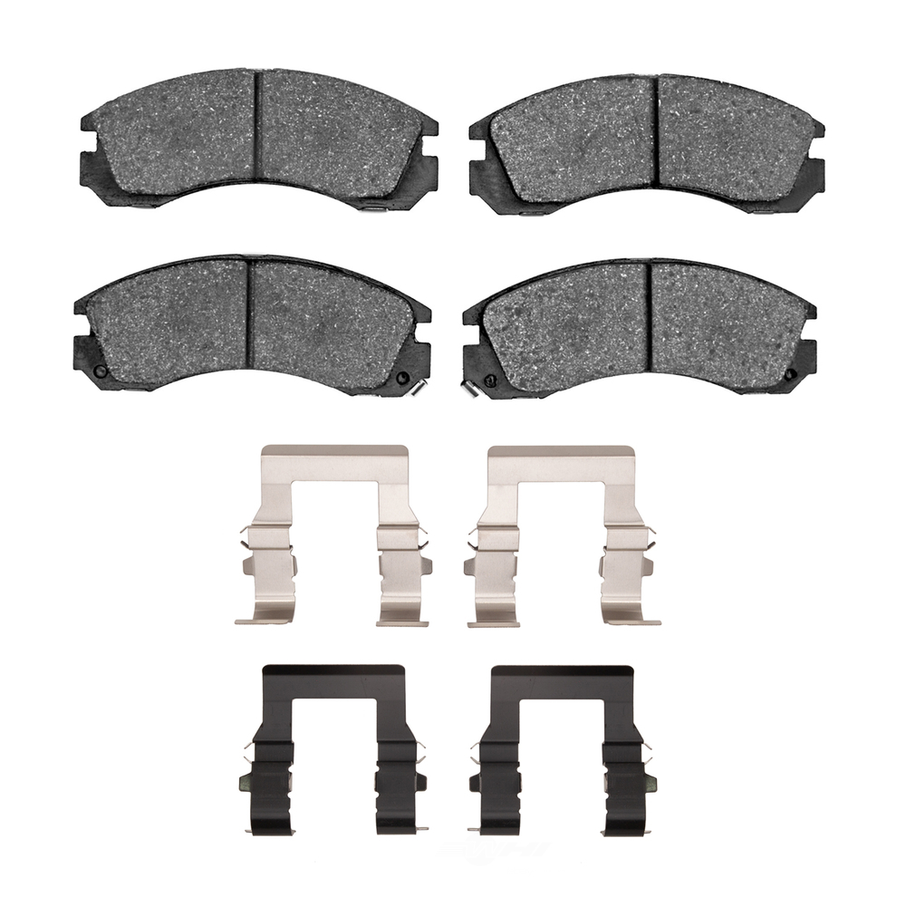 DFC - DFC 5000 Advanced Brake Pads - Ceramic and Hardware Kit (Front) - DF1 1551-0530-01