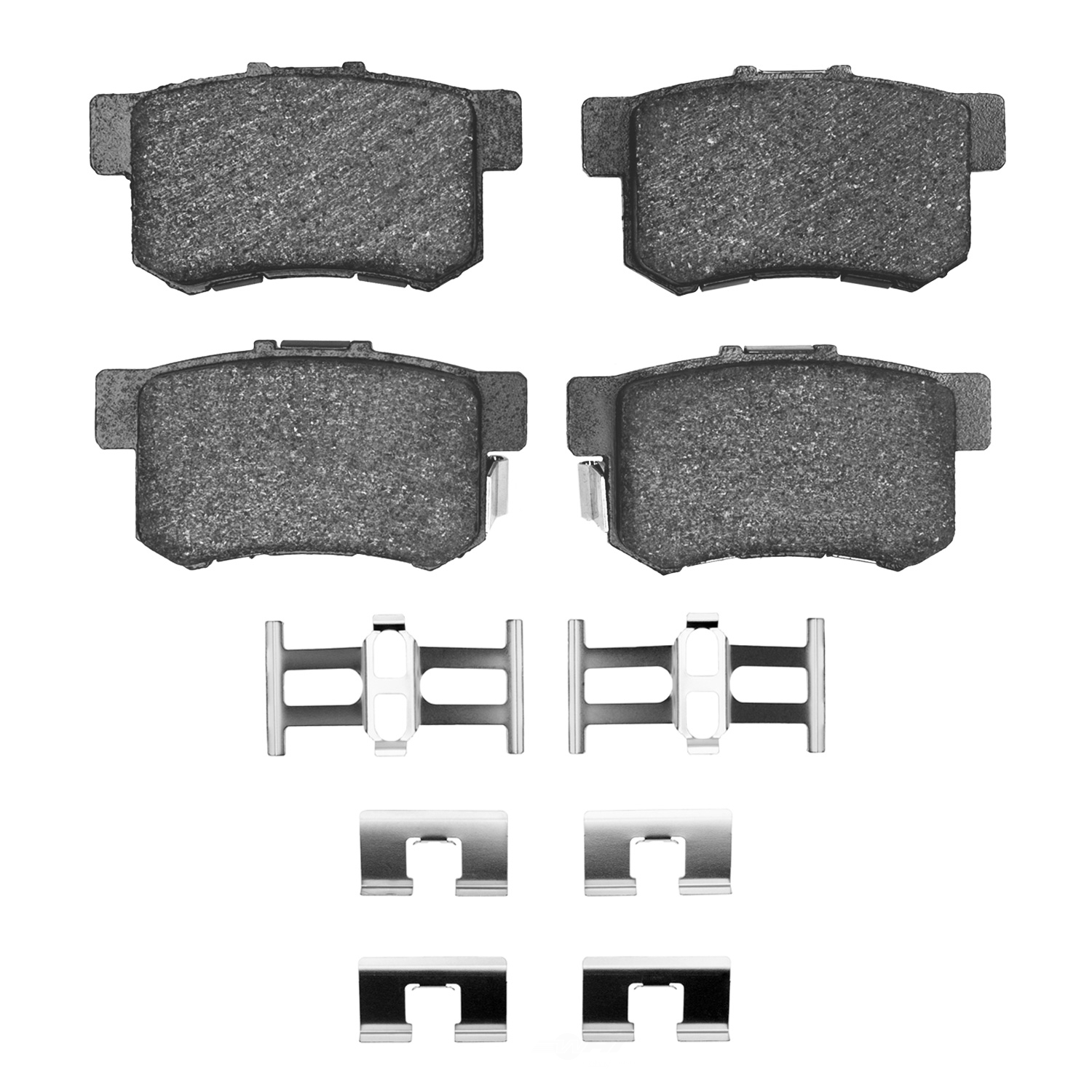 DFC - DFC 5000 Advanced Brake Pads - Ceramic and Hardware Kit (Rear) - DF1 1551-0536-01