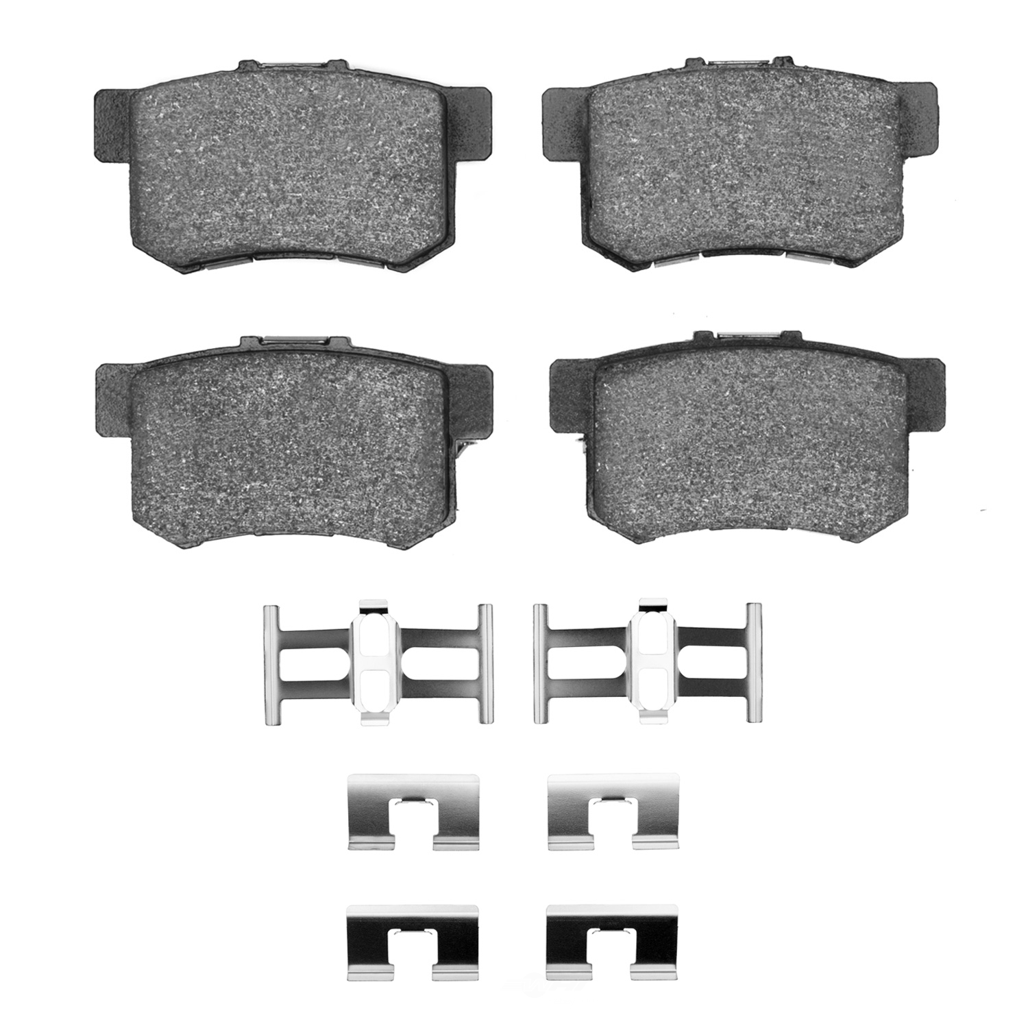 DFC - DFC 5000 Advanced Brake Pads - Ceramic and Hardware Kit (Rear) - DF1 1551-0537-01
