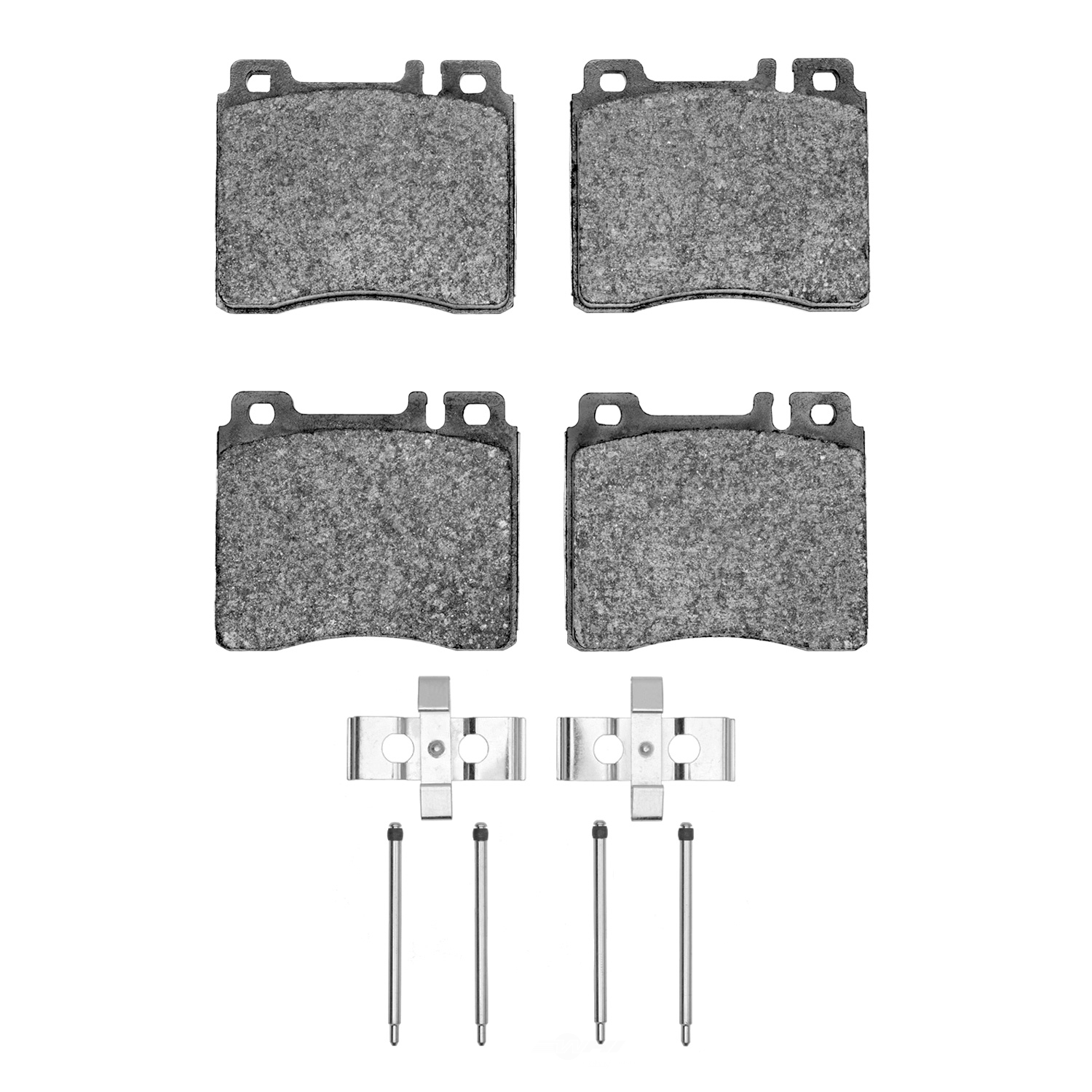 DFC - DFC 5000 Advanced Brake Pads - Low Metallic and Hardware Kit (Front) - DF1 1551-0577-01
