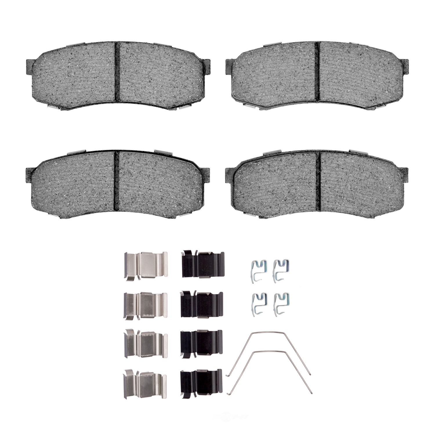 DFC - DFC 5000 Advanced Brake Pads - Ceramic and Hardware Kit (Rear) - DF1 1551-0606-01